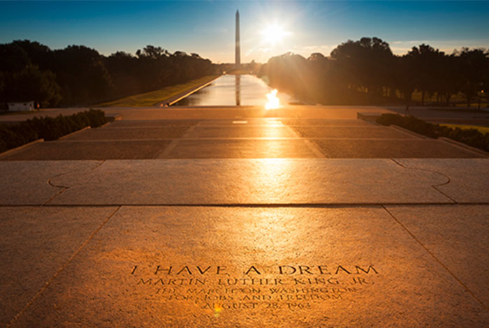 MLK quote inscription at Lincoln Memorial.